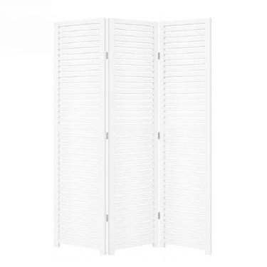 Imagem de Painel Biombo MDF Natural para Sala, Quarto, Escritório ou Consultório(Branco)