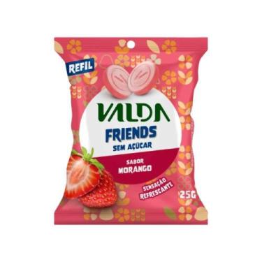 Imagem de Pastilhas Valda Friends Sabor Morango Sachê 10x25g