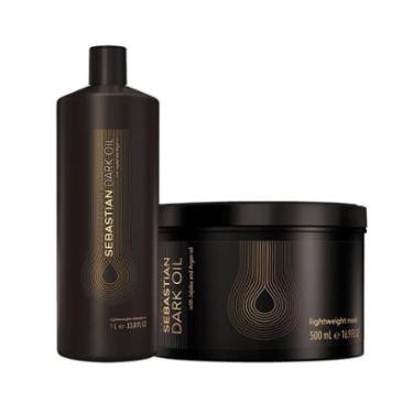 Imagem de Kit Sebastian Professional Dark Oil - Shampoo e Máscara-Unissex