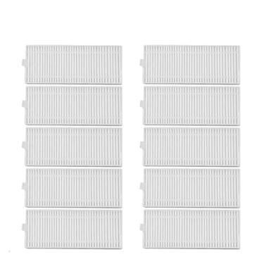 Imagem de Escova lateral principal com filtro HEPA para esfregão, compatível com Polaris PVCR 6001 IQ Home Aqua, compatível com acessórios para aspirador robô Beko VRR80214VB VRR94314VB(10 HEPA)