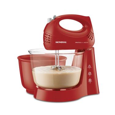 Imagem de Batedeira Mondial Prática Duo B-45-R Vermelha - 400W 110V