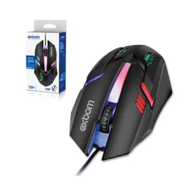Imagem de Mouse Gamer Exbom Ms-62, USB, 1200 Dpi, RGB