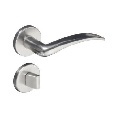 Imagem de Fechadura 802 WC (Banheiro) Cromado Acetinado Pado