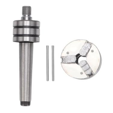 Imagem de Garosa Conjunto de Mandril de Torno de Madeira, Autocentralização Ajustável de 3 Mandíbulas Com Haste de Mandril, Faixa de Fixação de 10-35mm para Torneamento de Madeira, Carpintaria