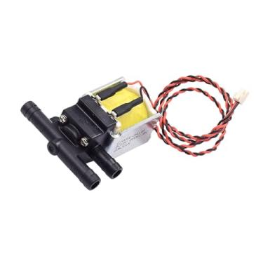 Imagem de harayaa Válvula Solenoide Mini de 2 Posições e 3 Vias para Controle de Fluxo de Água, 12V DC, para Lavadora de Carpetes e Dispensador de Água.