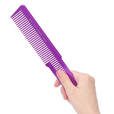 Imagem de Generic Pente de Salão de Corte de Cabelo Pente de Corte de Cabelo Antiestático Durável para Cabeleireiros Profissionais de Barbeiro Preto para Máquina de Cortar e Tesoura Escolha Ideal para Cabeleireiro (Roxo)