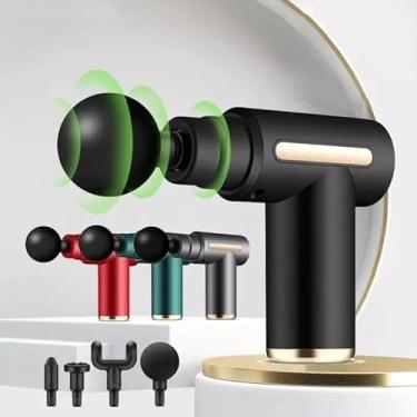 Imagem de Massageador Pistol Elétrico Alta Frequência Profissional Muscular Relaxamento Portátil (ALEATORIO)