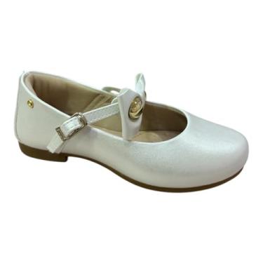 Imagem de Sapatilha Infantil Pampili Laço com Esfera Branca (Branca, BR, Criança de 4 a 8 anos, Numérico, P, 30)