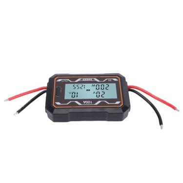 Imagem de Cryfokt Medidor de Desempenho de Consumo de Bateria, Display Lcd Eficiente, Medidor de Watt de Corrente para Aeronaves Rc, Veículos Elétricos para Material Abs