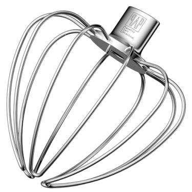 Imagem de Batedor de arame de aço inoxidável de substituição para KitchenAid 4,5-5 Qt. Batedeira inclinável para batedor de creme de ovos, balão de bolo de farinha