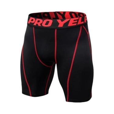 Imagem de Shorts Esportivos Masculinos De Compressão Respiráveis De Secagem Rápi