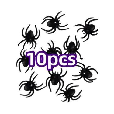 Imagem de 50pcs Insetos Falsos Realistas Baratas Para Brincadeiras De Halloween 