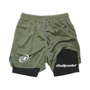 Imagem de Shorts Masculinos De Secagem Rápida E Respirável Para Padel, Tênis E B