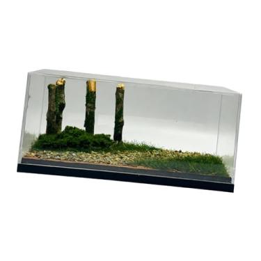 Imagem de Fenteer Vitrine para Exibição de Miniaturas de Carros em Escala 1/64 com Base Protetora para Diorama.