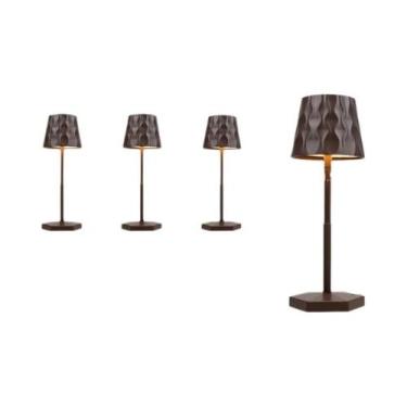 Imagem de Luminária De Mesa LED Com Sensor De Toque Em 3 Cores, Recarregável, Lu