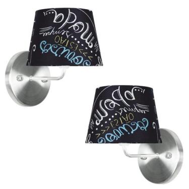 Imagem de Kit 2 Arandela De Cupula Tradicional Giz - MARRYLUZ