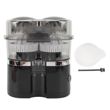 Imagem de Depisuta Espremedor de Cítricos Elétrico de Cabeça Dupla, Extrator de Espremedor de Limão Portátil, Máquina de Elétrico Com Escova de Limpeza, para Laranja Fresca, Limão, (Preto)