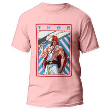 Imagem de Camiseta Camisa Record Of Ragnarok Anime 9 Rosa - Kamisetas Otaku, Ros