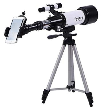 Imagem de pcagfaajmh Telescópio astronômico estudantil refletivo monocular Zenith espelhado telescópio com tripé, telescópio lunar de observação, multi-ocular com estação de ancoragem móvel, presente para