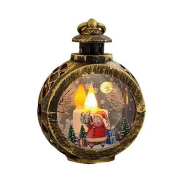Imagem de Lanterna De Natal LED Portátil, Decoração De Pendente Com Luzes De Ven