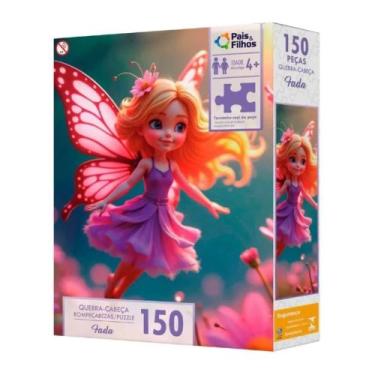 Imagem de Quebra-Cabeça Mundo Fada 150 Peças Pais e Filhos - 793010-1
