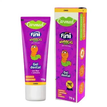 Imagem de Gel Dental Fini Minhoca Carmed 70G