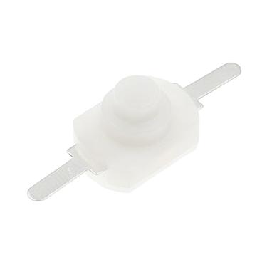 Imagem de 100 peças, 12 x 8 mm, 30 V, 1 A, liga/desliga, mini interruptor de botão para tocha elétrica 1208 jardas com travamento automático