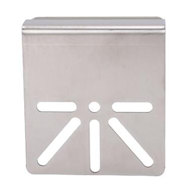 Imagem de aqxreight Suporte de Montagem Em Calha, Suporte de Montagem de Câmera de Segurança Solar de Aço Inoxidável Com Base de Seis Furos para S340, Compatível Com Câmera de 90% para Uso Externo