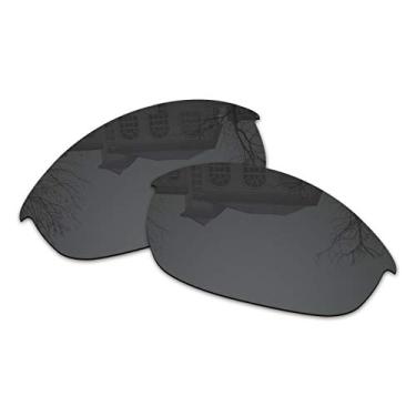 Imagem de Millersawp Lentes de reposição Half Jacket 2.0 OO9144 compatíveis com óculos de sol Oakley - Stealth Black