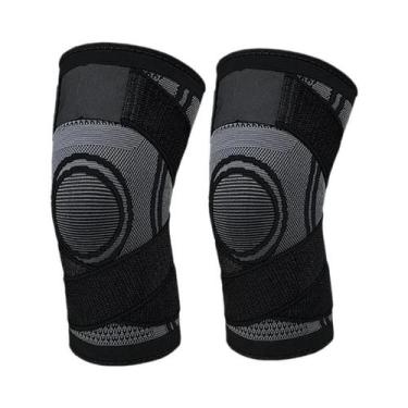 Imagem de Munhequeira De Compressão Para Joelho Com Alças Ajustáveis Para Corrid