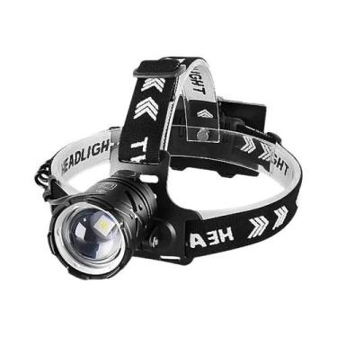 Imagem de Lanterna De Cabeça LED Poderosa 80000000LM Recarregável Tipo-C 3*18650