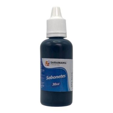 Imagem de Corante Líquido Sabonete 30ml Azul Royal Saramanil