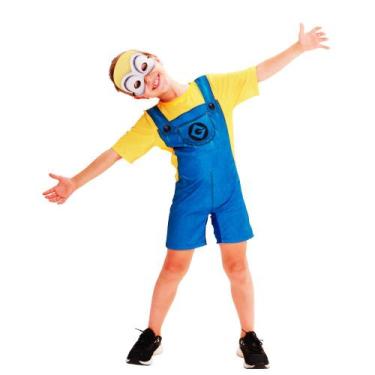Imagem de Fantasia Infantil Premium Minions Original com Máscara - NOVABRINK, G