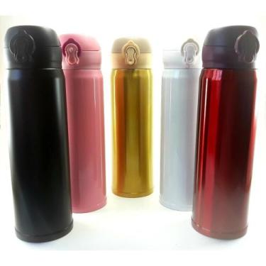 Imagem de Garrafa Termica 500 Ml Aço Inox Vacuo Academia Fitness - 500 ML TERMIC