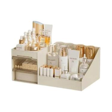 Imagem de Organizador De Cosméticos Para Mesa Com Gavetas, Expositor Para Quarto