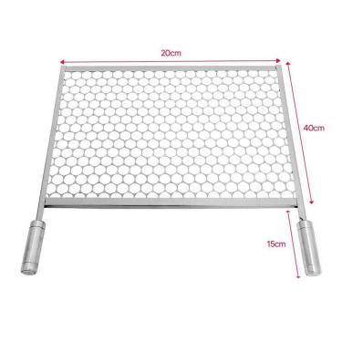 Imagem de Grelha Moeda Inox 430 Para Churrasqueira 20x40
