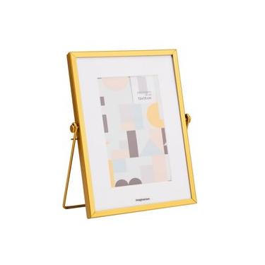 Imagem de Porta-Retrato Metal Dourado Único