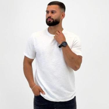 Imagem de Camiseta Hering Canelada Manga Curta Masculina-Masculino