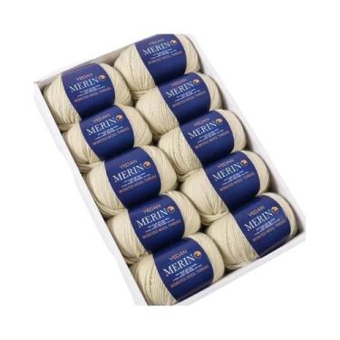 Imagem de Fio De Lã Fina De 500g Para Tricô Artesanal DIY, Moda De Outono E Inve