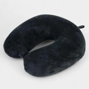 Imagem de Almofada de Pescoço Bagaggio Viscoelástica - Preto, Único