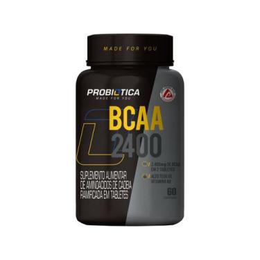 Imagem de BCAA Probiótica 2400 em Tabletes 60 Tabletes - sem Sabor, 1, 60 Tablet