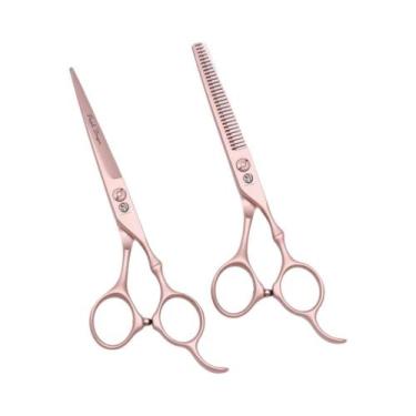 Imagem de Tesoura Profissional De Cabeleireiro Purple Dragon 5.5" 6" 440C Para D