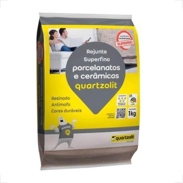 Imagem de Rejunte quartzolit 1kg porcelanato branco