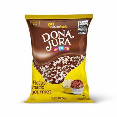 Imagem de Flocos Macio Gourmet Mesclado 1,005kg Decora Dona Jura - Cacau Foods