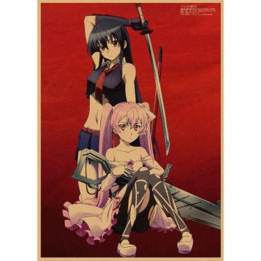 Imagem de Pintura em pôster Akame ga Kill Anime Retro Kraft Paper 29,7x42cm