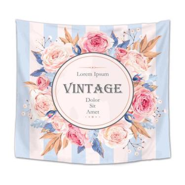 Imagem de Tapeçaria de parede Lorem Ipsum Vintage Dolor Sit Amet 150x150cm - yiw