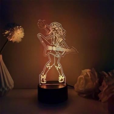 Imagem de Luz noturna BanG Dreams Kasumis Toyamas 3D com mudança de cor - Yiweis