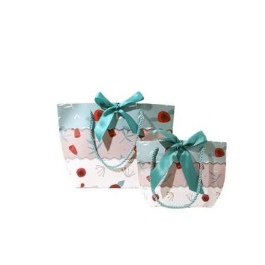 Imagem de Bolsa de presente de Ano Novo Chinês com alça de cartolina para festa,