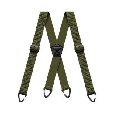 Imagem de Suspensórios Masculinos Reforçados Ajustáveis Elásticos De 4,06 Cm De 