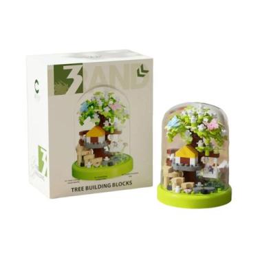 Imagem de Brinquedo Criativo Para Meninas, Blocos De Montar, Kit De Plantas Em V